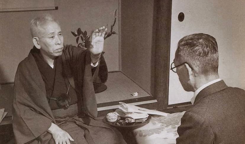 Meishu-Sama ministrando Johrei